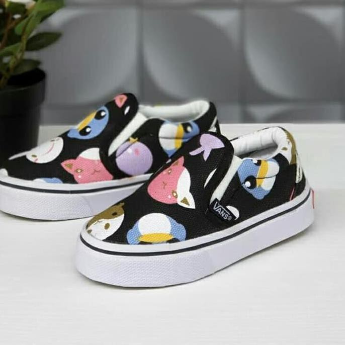 VANS SLIP ON MOTIF SEPATU ANAK OBRAL DISKON