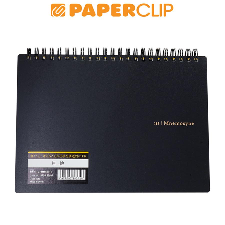 

NOTEBOOK A5 MARUMAN MNEMOSYNE N183A SPIRAL 70S PLAIN