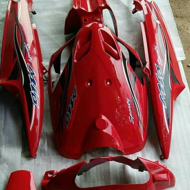 Body alus mio sporty / mio lama Merah maroon