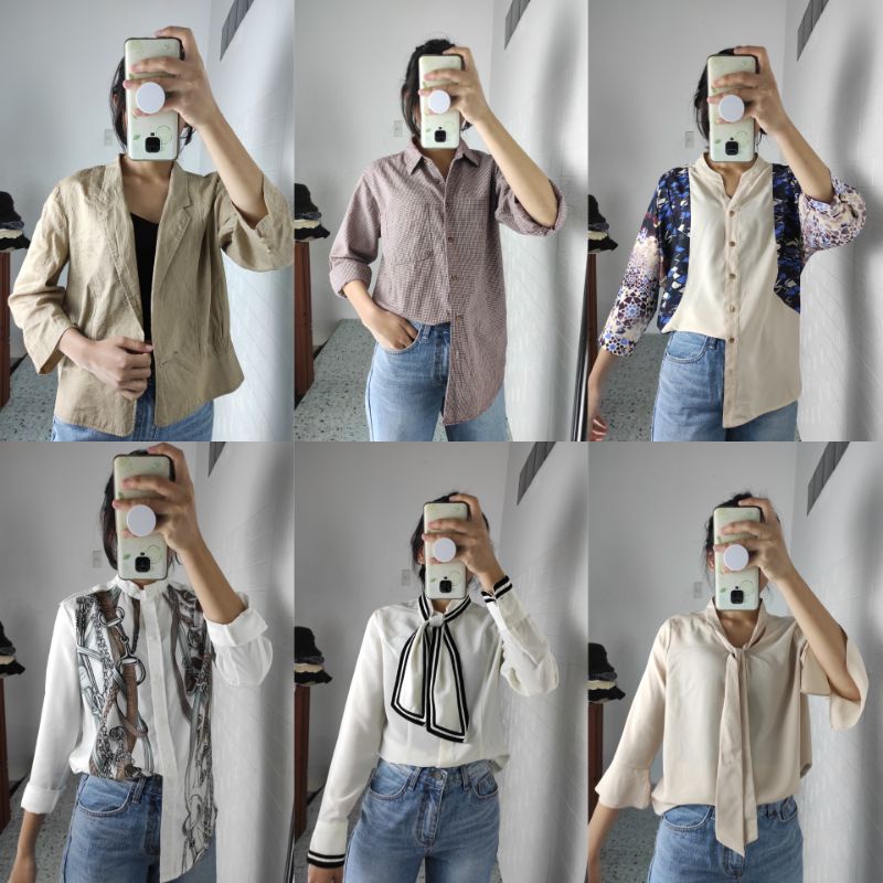 kemeja second branded