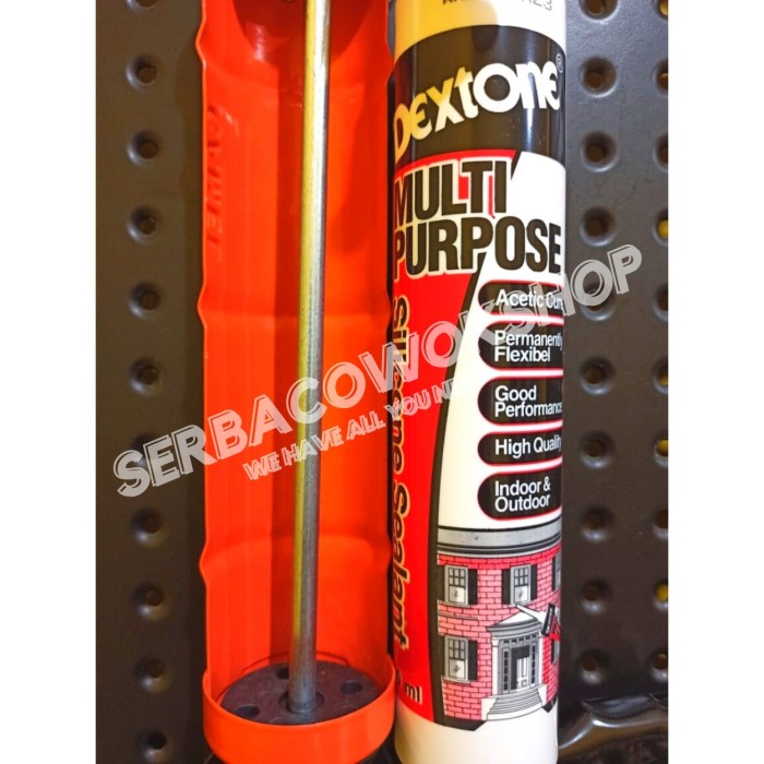 Dextone Paket Tembakan Heavy Duty + Lem Sealant Perekat Multi Guna - Clear