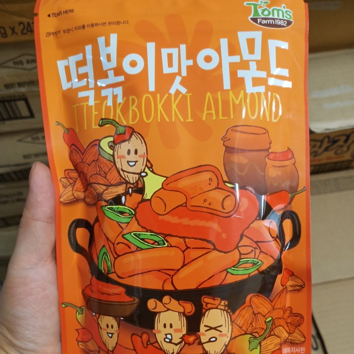 

⭐ COD ⭐ tom farm tteokboki almond 210 gram