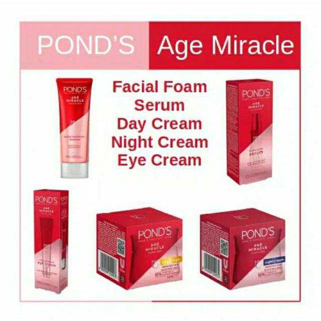 Pond's Age Miracle Day Cream 50gr night cream 50gr night cream 10gr