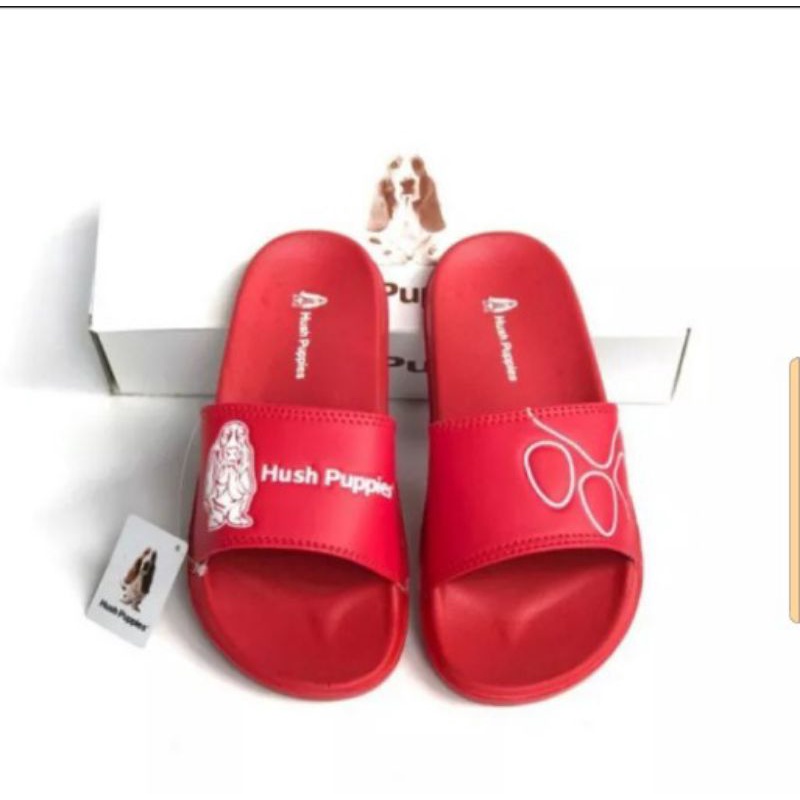 SANDAL SLIPPERS HUSH PUPPIES MERAH