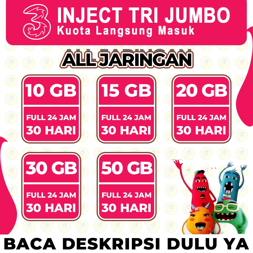 Paket Tri Gb Harga Terbaik Data Voucher Agustus 2021 Shopee Indonesia