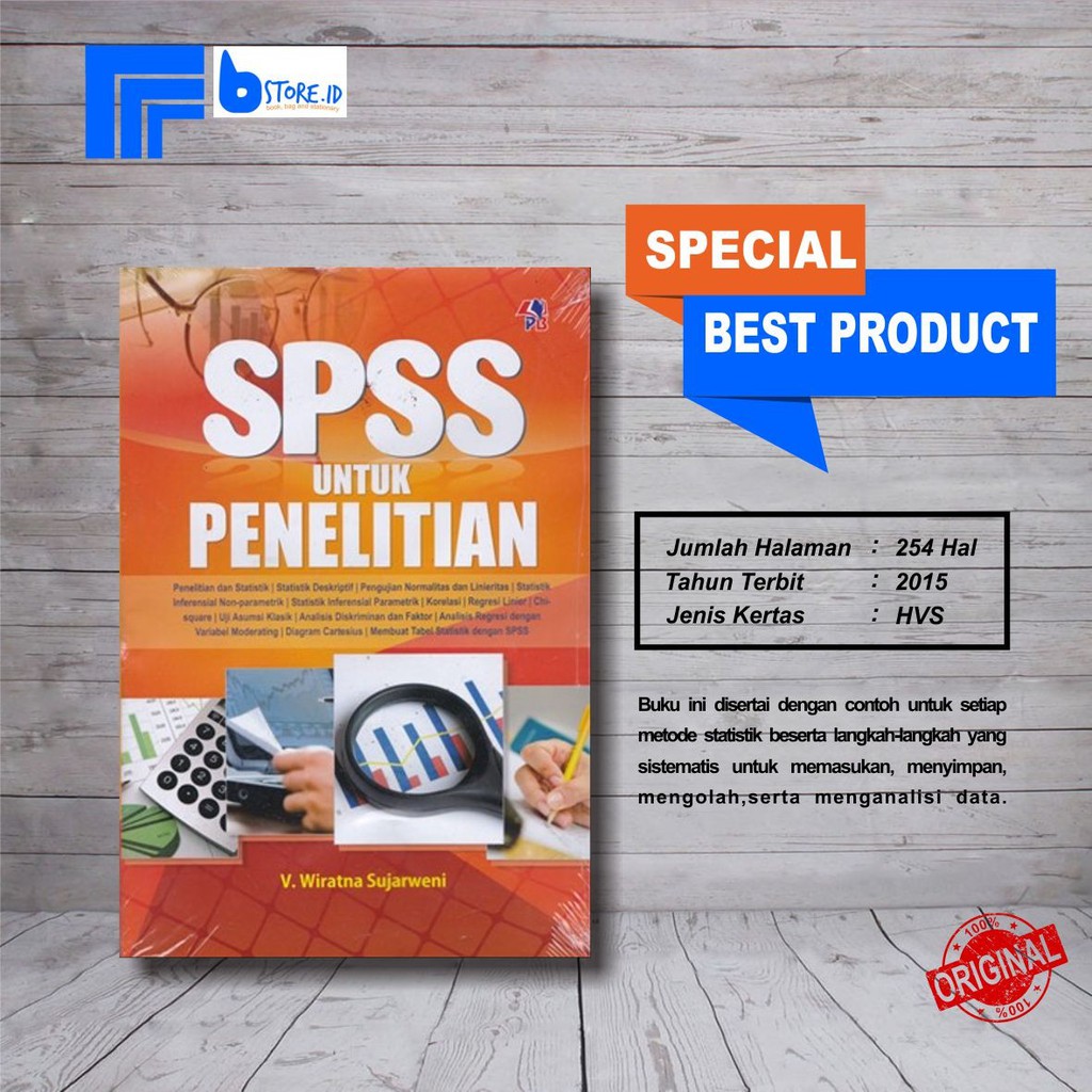 Buku Spss Untuk Penelitian V Wiratna Sujarweni Shopee Indonesia