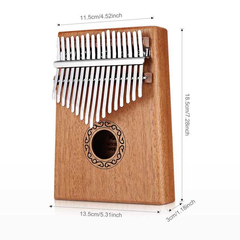 Cega Kalimba Thumb Piano Musical Toys 17 Note Sound - 17UP-Wood