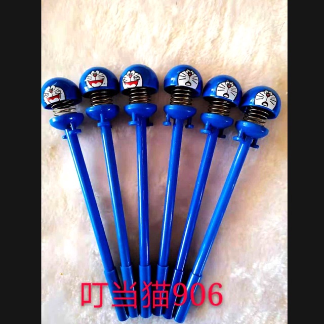 Jual (HARGA 1 lusin) Spring Doll Pen, ballpoint per doraemon, bolpen