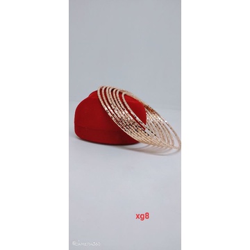 Gelang Tangan Kroncong Wanita Titanium Xuping Perhiasan Aksesoris Fashion Lapis Emas Anti Karat