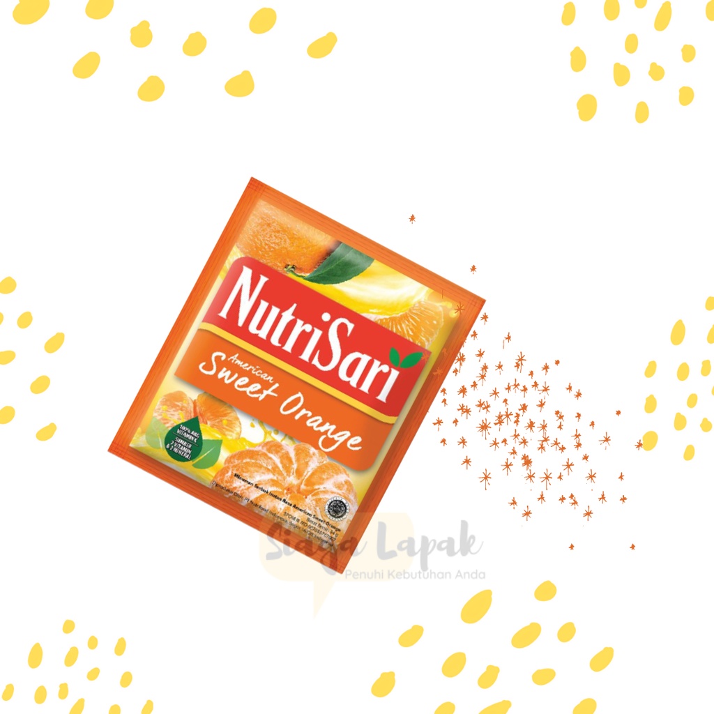 Nutrisari Jeruk American Sweet Orange Sachet 14gr