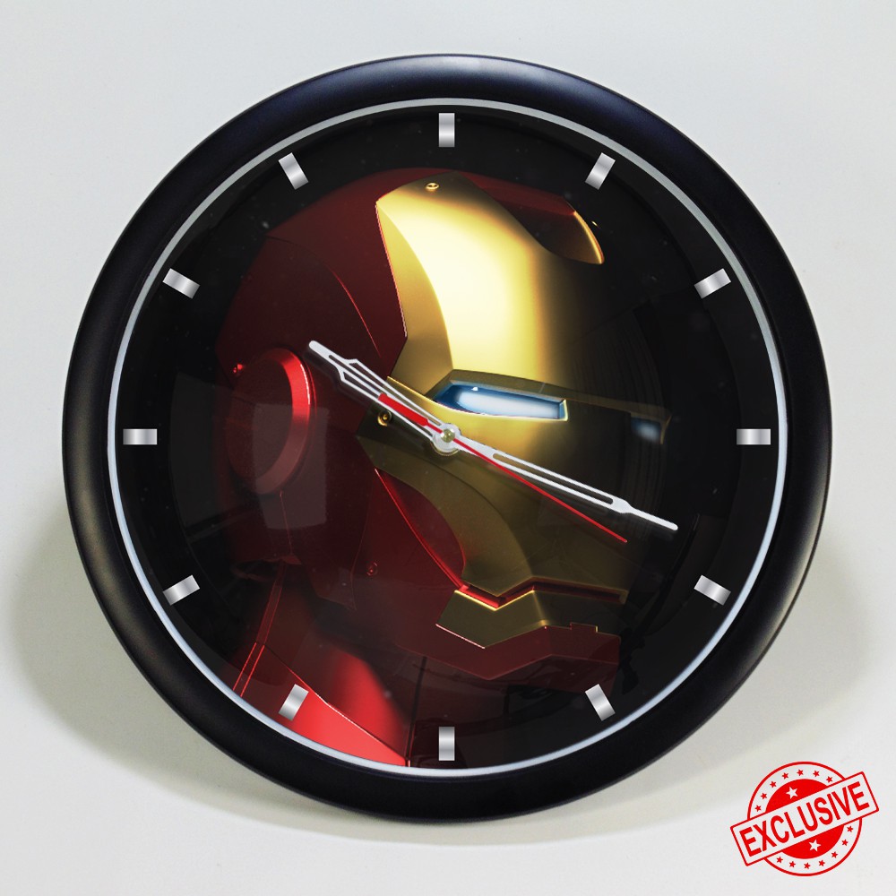 (ISTIMEWA &amp; BAGUS) JAM DINDING IRON MAN MARVEL - LIMITED EDITION