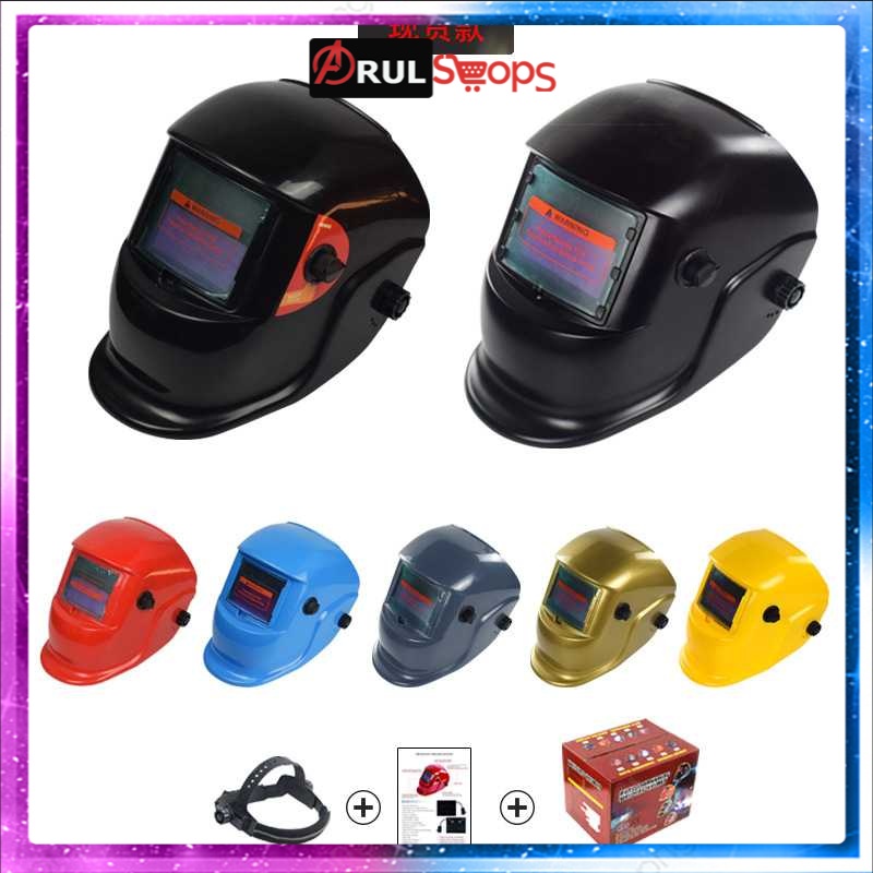 Taffware DEKO Helm Las Otomatis Auto Darkening Welding Helmet - MZ224