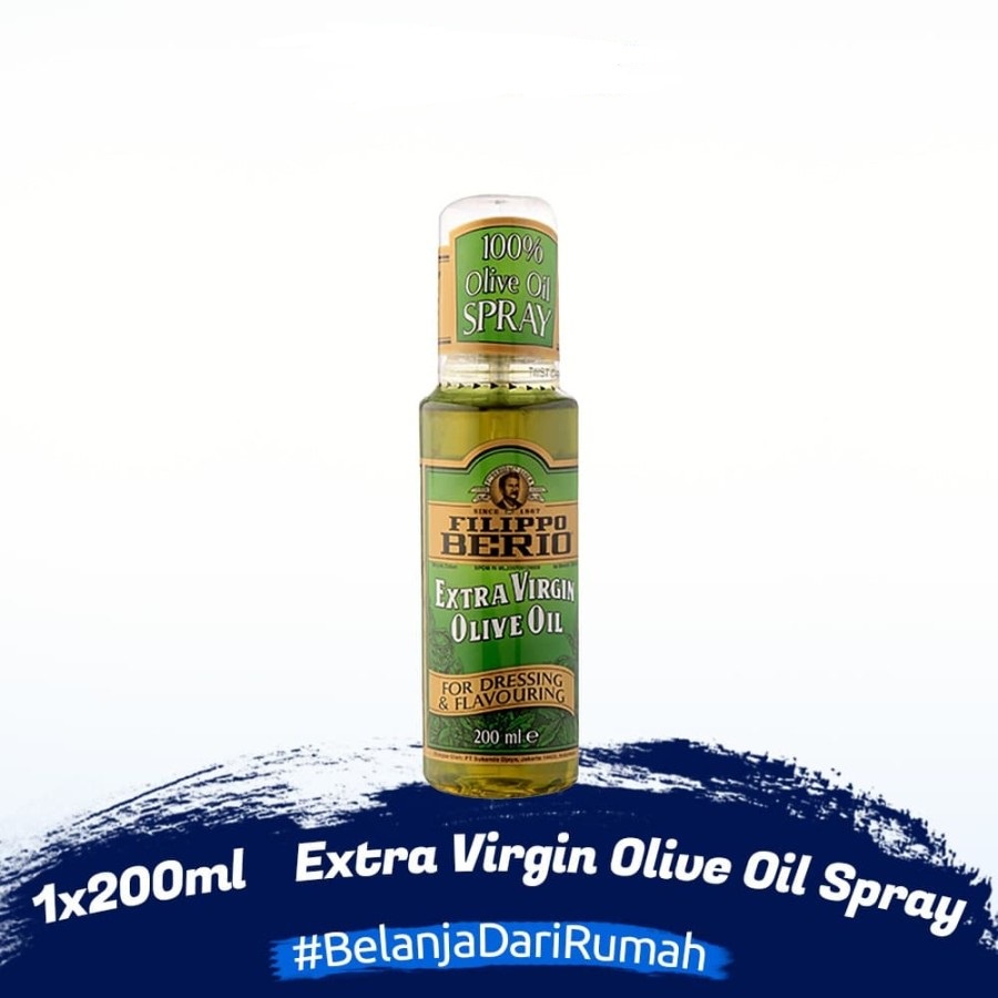 EXTRA VIRGIN OLIVE OIL FILIPPO BERIO SPRAY 200 ML MINYAK ZAITUN