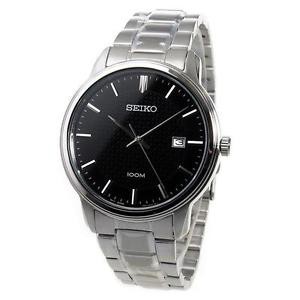 Seiko Classic SUR195P1 Black Dial Date Display Stainless Steel Bracelet 41mm