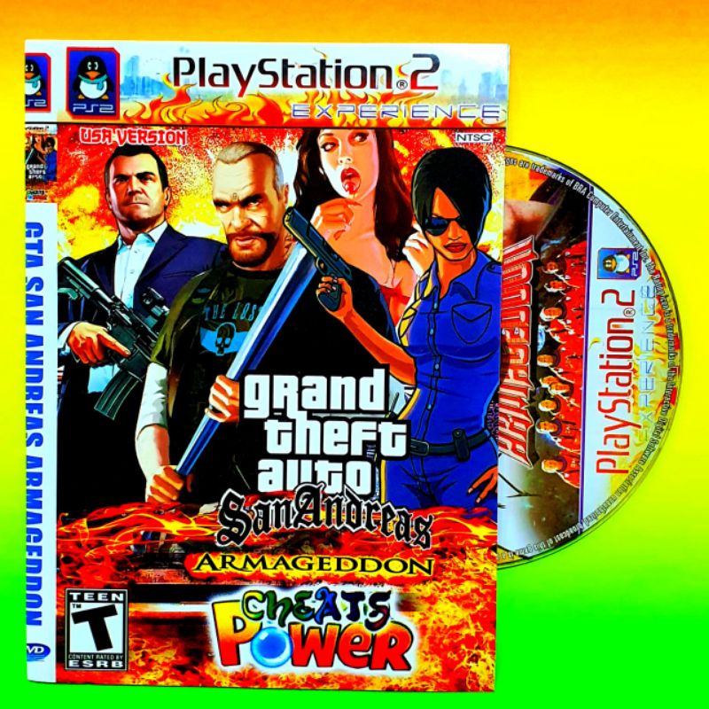 KASET PS2 GTA TERBARU : GTA SAN ANDREAS ARMAGEDDON