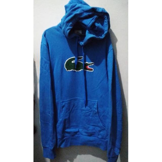 hoodie lacoste big logo original