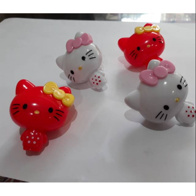 

Serutan pensil, hello kitty, serutan karakter, serutan lucu, murah meriah