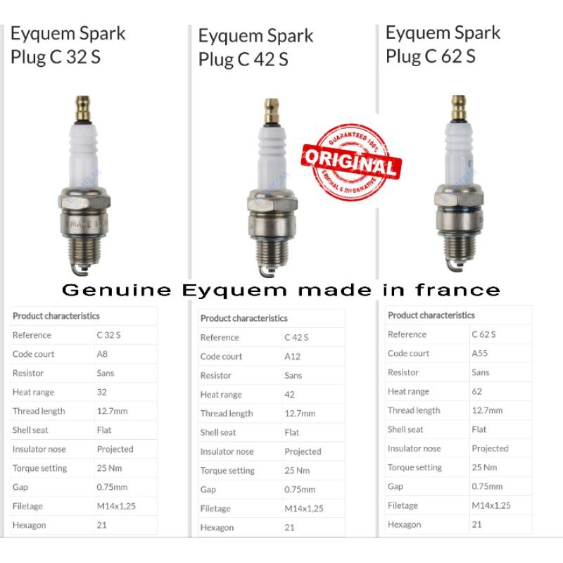 Busi Satria 2T Diesel Ninja R Mobil Kijang Suzuki Ss Rxz Vespa Rgr Original