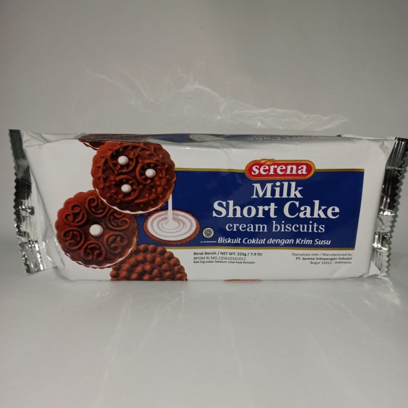 

Serena Milk Short Cake Krim Susu 225gr