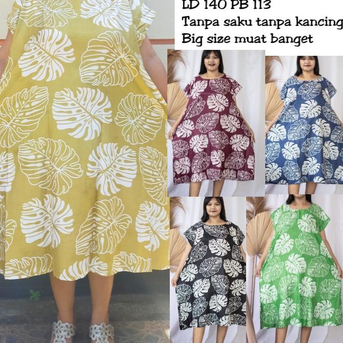 ✾ Daster jumbo Ld 130 -140 payung / Baju tidur ibu hamil jumbo xxxxl murah / Daster Murah ♥