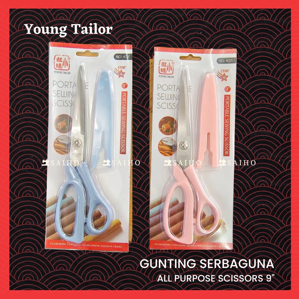 [YOUNG TAILOR] Gunting Serbaguna Young Tailor K31 - 9 inch