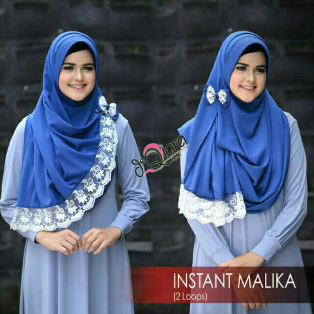 Hijab Jilbab instan Deqiara Malika Kerudung Krudung Bergo Instan Arrafi Linalivia Zoya Terbaru