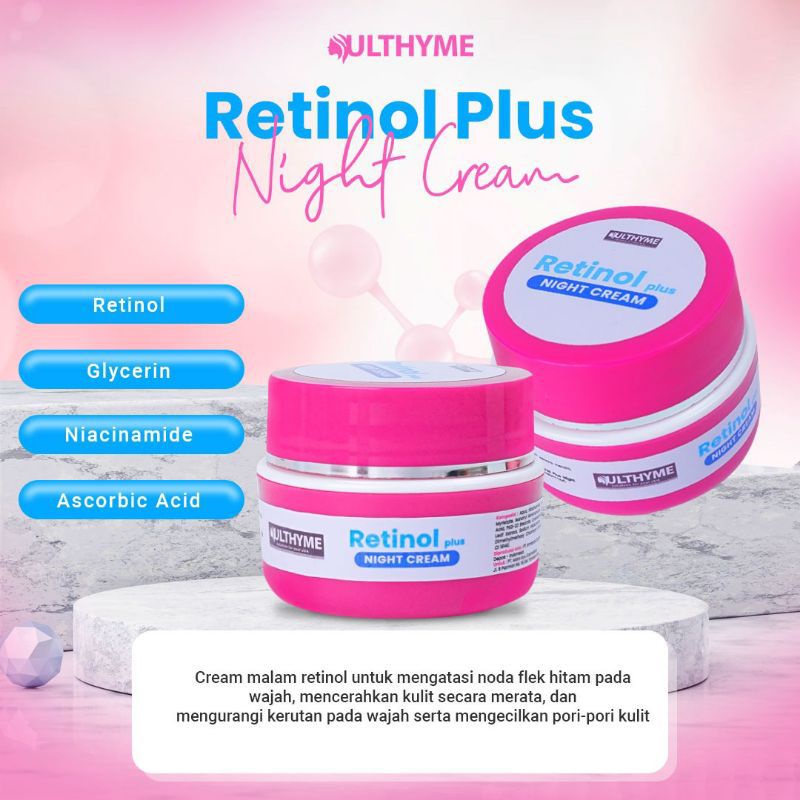 ❤️Aifara1❤️Promo Night RetinoL ULTHYME pengganti Fade spot (blending)