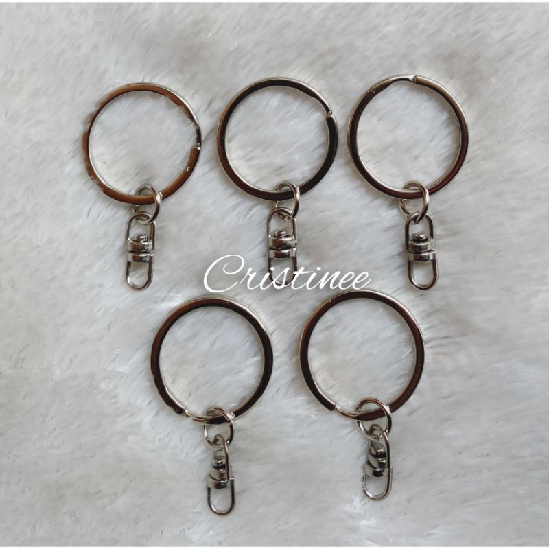 12pcs Ring gantungan kunci