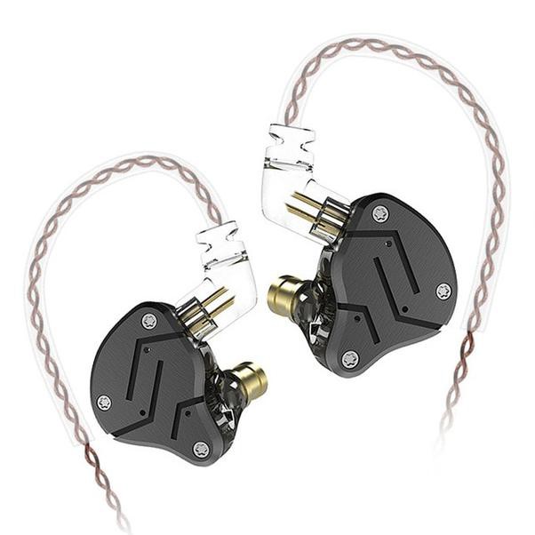 Knowledge Zenith Hybrid Earphone 1BA+1DD with Mic - KZ-ZSN - Black