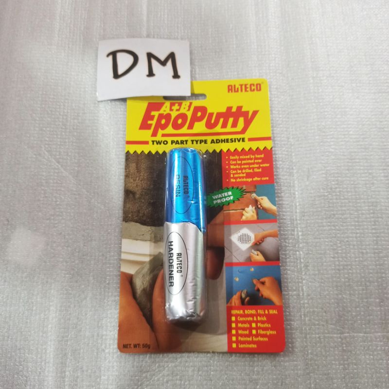 Lem Alteco epo putty Alteco 50 Gr lem kapal selam serba guna waterproof Asli Original Alteco