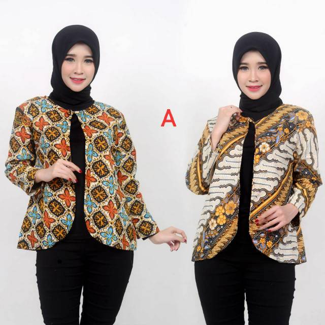 BOLERO BOLAK BALIK BLAZER BATIK WANITA