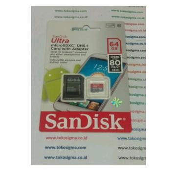 SANDISK ULTRA MICRO SDHC 64GB Class 10