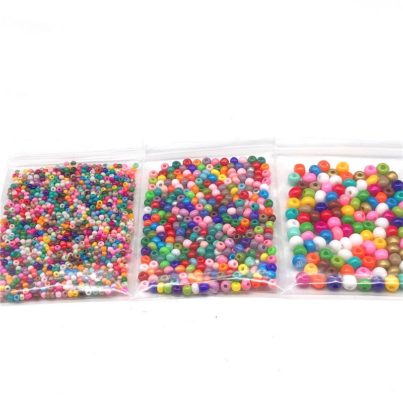 10g Manik-Manik Kaca Kualitas Tinggi Untuk Membuat Gelang / Kalung DIY