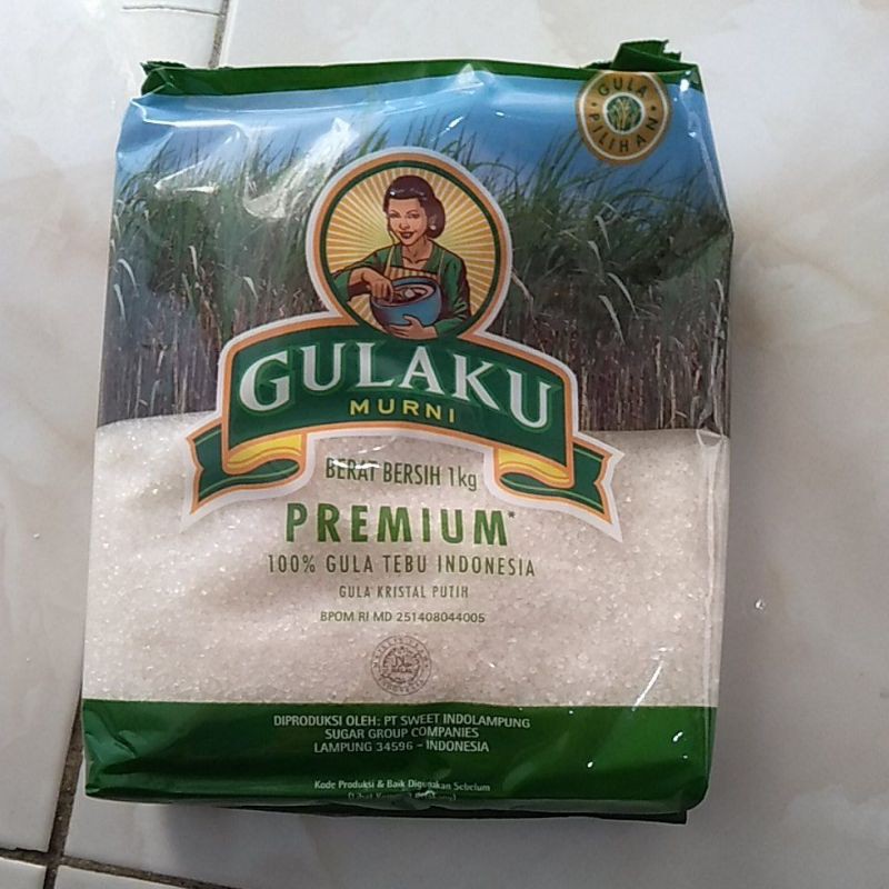 

gula pasir gulaku Premium kemasan 1 kg