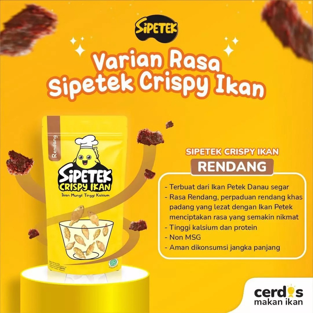 

Sipetek Crispy Ikan Rasa Rendang