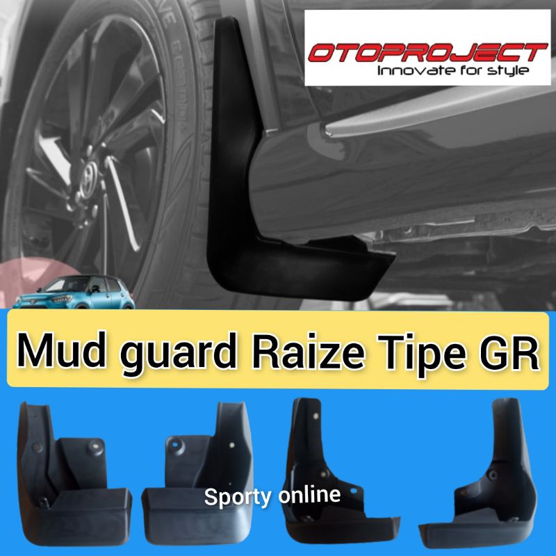 mud guard karpet lumpur Toyota Raize khusus tipe GR