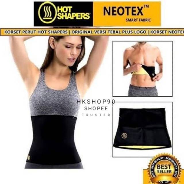 ORIGINAL NEOTEX PEMBAKAR LEMAK SLIMMING BELT WAIST HOT KORSET SHAPERS NEOTEX PELANGSING BERLOGO