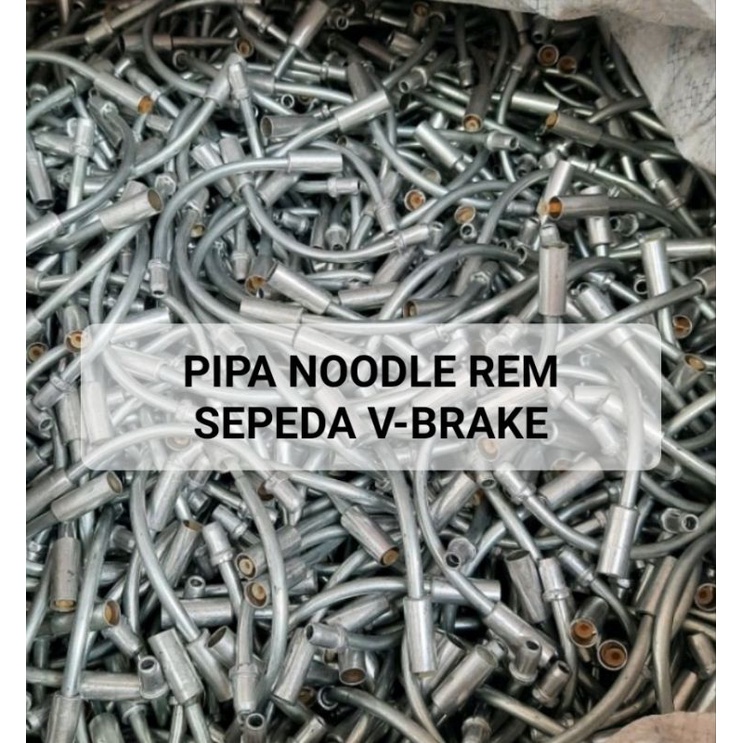 ALLOY pipa rem v brake cacing rem v break sepeda jalur kabel cable vbrake sepeda mtb seli folding bike lipat routing cable noodle pipa rem cacing rem suling Karet Jalur Cable