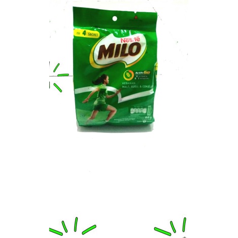 

NESTLE MILO ACTIV-GO 88 gr. Isi 4 Sachet @22 gr