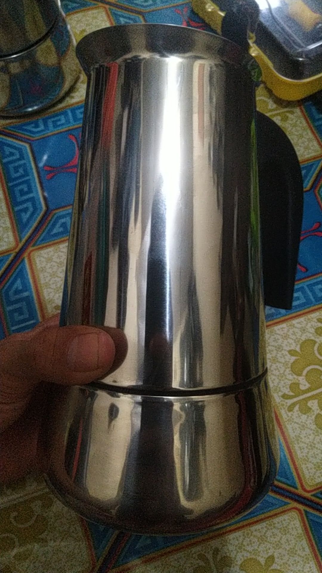 Espresso Coffee Maker Moka Pot Teko Stovetop Filter Stainless Steel