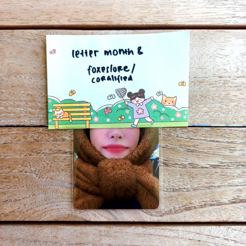 PC Photocard Red Velvet Wendy Letter Dear U Month 8