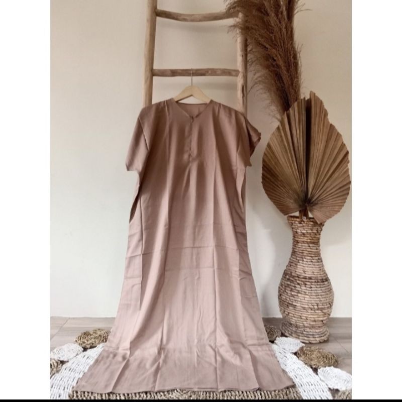 Daster long polos busui/daster polos panjang/grosir murah