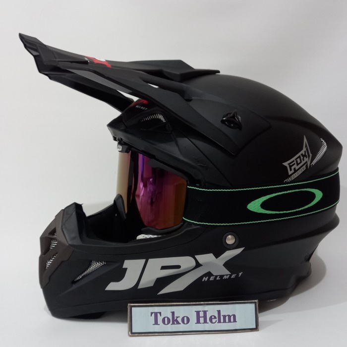 helm JPX cross polos+google