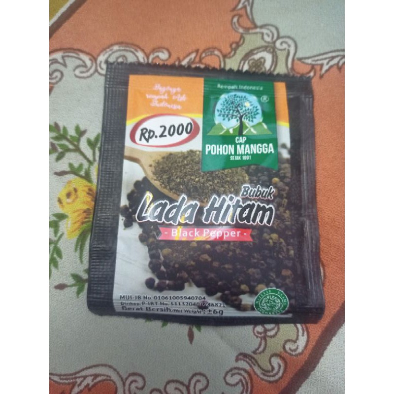 

bubuk lada hitam cap pohon mangga