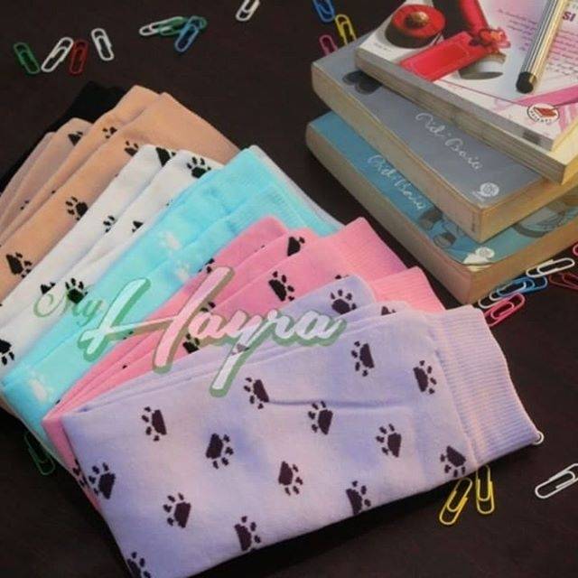 Kaos Kaki Fayda Motif Footprint