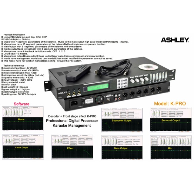 Ashley digital processor Kpro