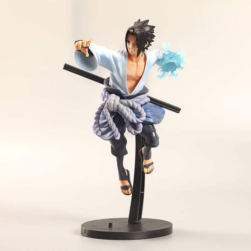 Figure Naruto Uchiha Sasuke Wind Blast Ver Miniatur Pajangan Sasuke Naruto