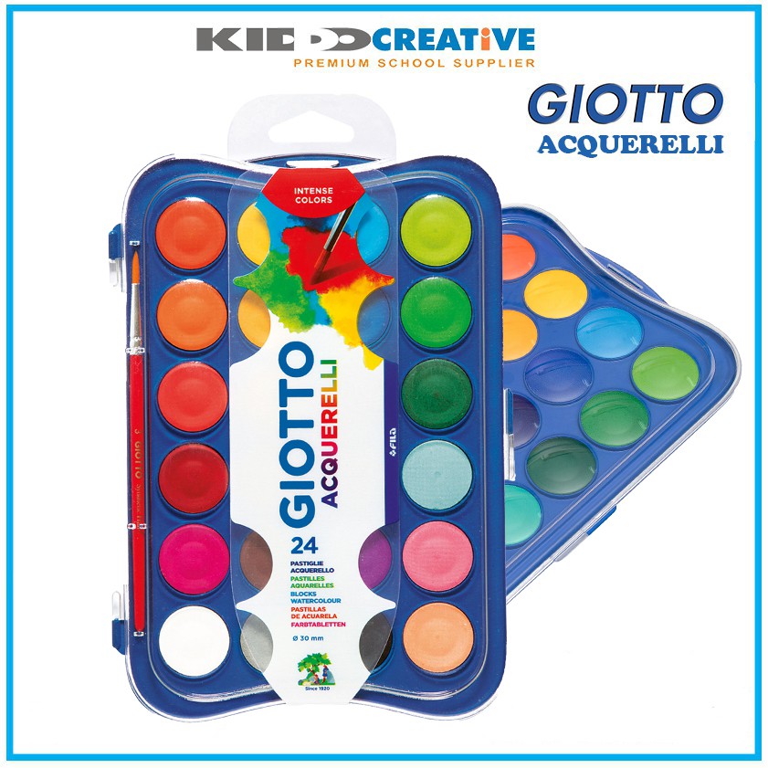 

GIOTTO WATERCOLOR BLOCKS 30MM 24 COLS