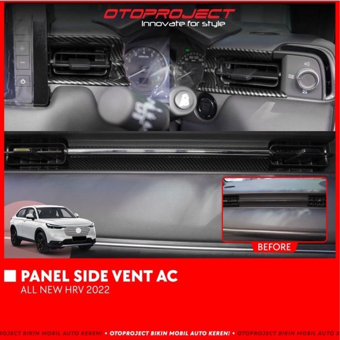 Cover Panel Side Vent AC Mobil All New HRV 2022