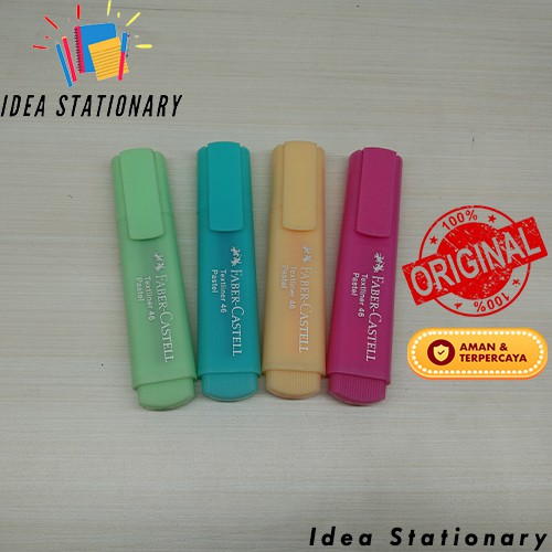 

Highlighter Textliner 46 Faber Castell Warna Pastel